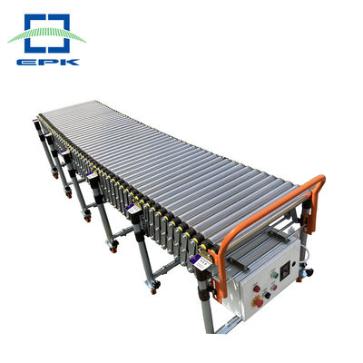 qualidade  Motorized Heat Resistant Automatic Powered Stainless Steel Driven Flexible Roller Conveyors fábrica