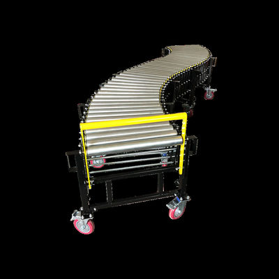 qualidade  Load 50kg Fireproof Expandable Adjustable Height Flexible Gravity Roller Conveyor fábrica